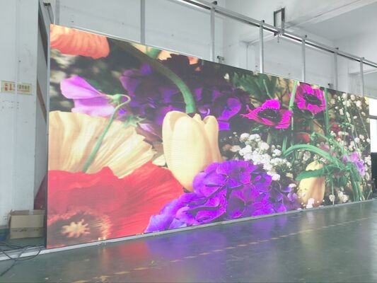 3840hz P4.81 500x500 mm  cabinet  Stage LED Screens Advertising Board Wide Viewing Angle With Curvature