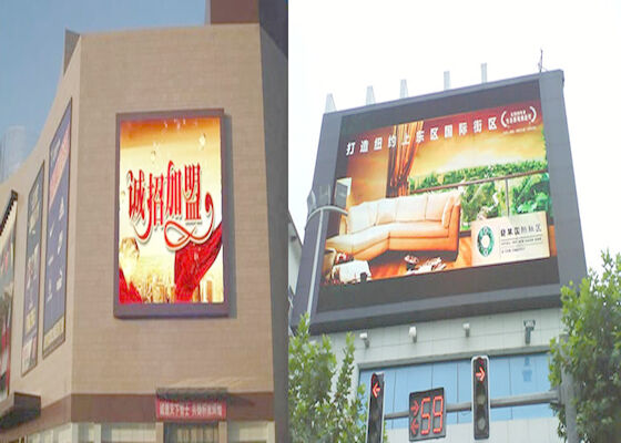 Full Color P6 Outdoor Building Street Billboard Video Wall Large LED Advertising Display Screen
