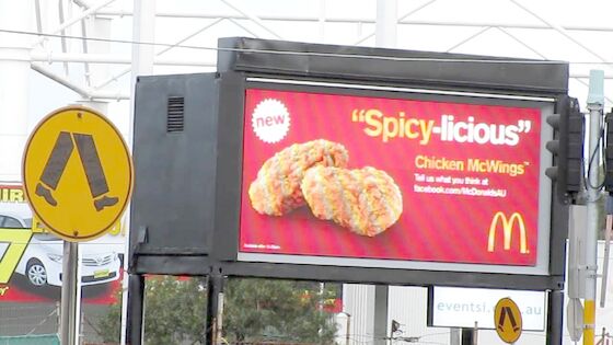 SMD1921 P4 LED Outdoor Advertising Screens , LED Video Wall Panels 1/8 Drive Method