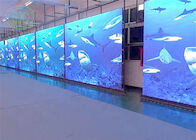 High Resolution screen Indoor Full Color LED Display P4 mounted on the wall