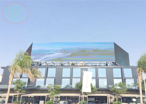 Hot sale high brightness 6000 cd/m² outdoor P 6 LED screen can both fixed installation and rental