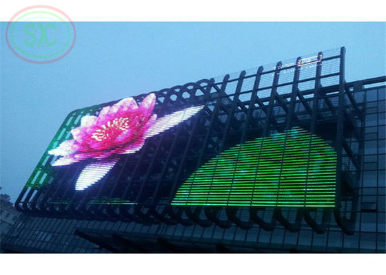 Long lifespan of 50 000 hours for LED transparent display suitable for construction and interactive media