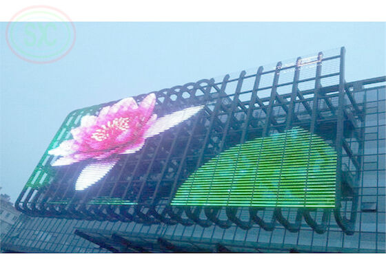 Waterproof visible indoor G3.91-7.82 transparent LED display LED wall LED billboard