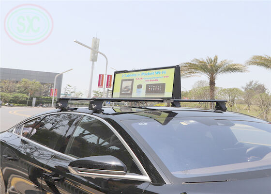 384×192mm 1R1G1B Car LED Sign Display Waterproof IP67 FCC