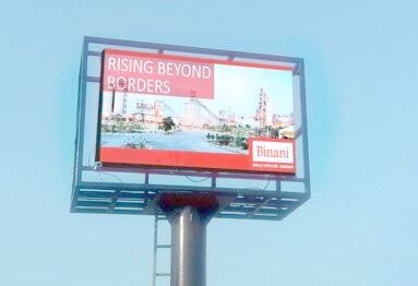 P4 Outdoor LED Advertising Screen , Display 64*32 Module Resolution outdoor full color led screen