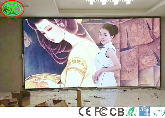 P3.91 Indoor stage full color rental led display high-end die casting aluminum cabinet background screen stage led screen