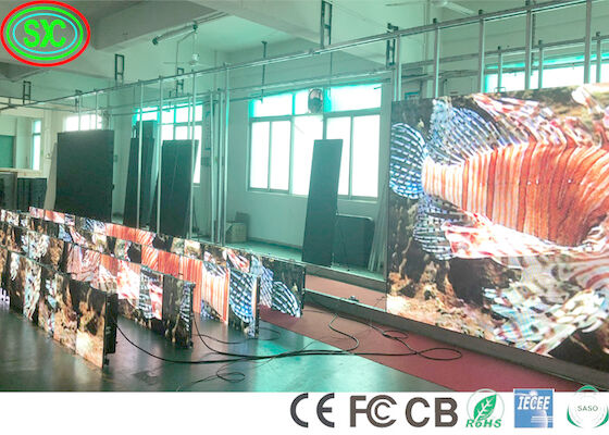 P3.91 1R1G1B SMD2121 Indoor Stage LED Display 65410 Dots /Sqm full color led display screen