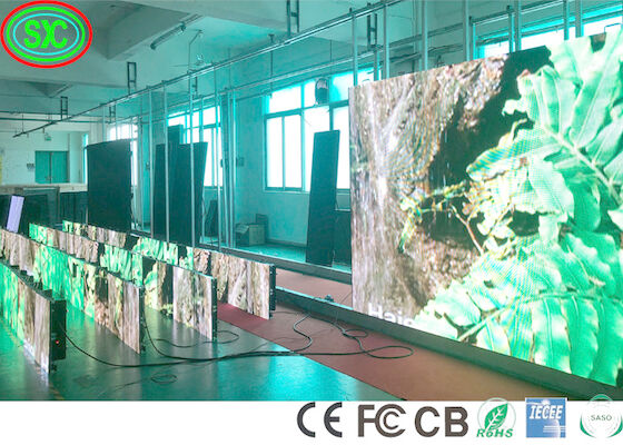 900cd/m2 SASO IECEE Stage Led Screens P3.91 7056 Dots Stage LED Video Wall led stage backdrop screen