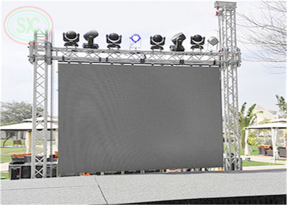 Hight brightness Outdoor P6 full color LED rental screen for stage show