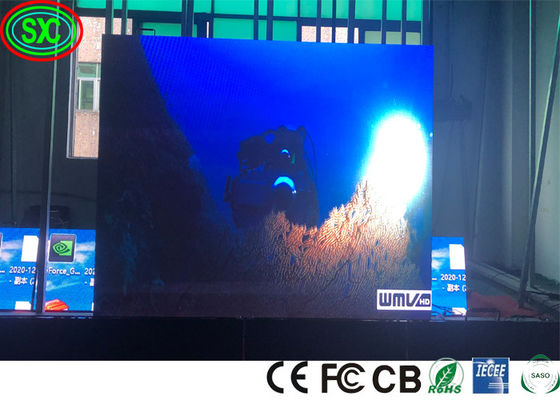 Seamless IP43 250W/M2 GOB LED Display P1.9 P2 P2.5 IECEE advertising led screens