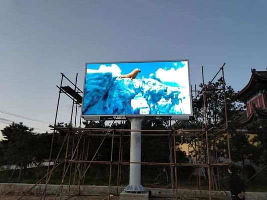 Advertising Rental LED Display Outdoo P6  960X960 cabinet  Billboards With Aluminum Frame，1920hz refresh rate，6500 cd