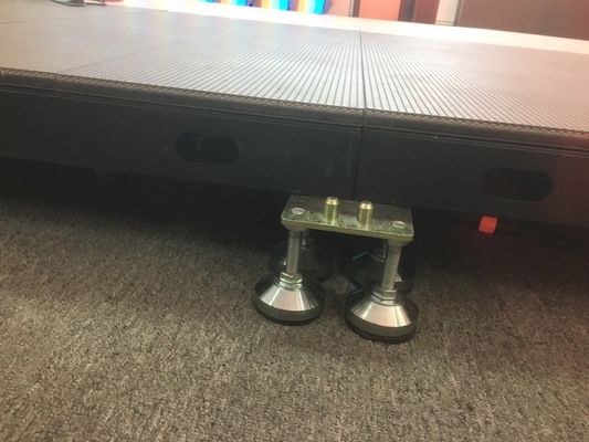 Indoor Outdoor 4.81mm Pixel Waterproof LED Dance Floor Panel IP65 500x500mm