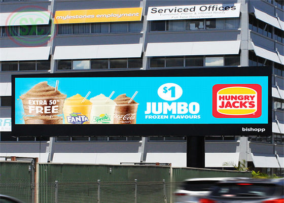 P10 IP67 Fixed Outdoor Full Color LED Die-Cast Aluminum Screen, Advertising Screen