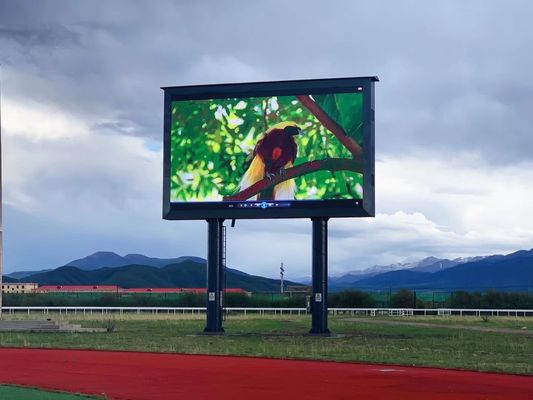 Suppliers Hanging Commercial Advertising Hd P10 960x960mm Outdoor Led Screen Display Football field display screen