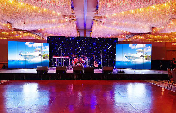 Die-Casting Aluminum Indoor Rental LED Display Screen P5 SMD Super Slim LED HD video wall panels