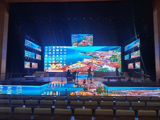 RGB P3.9 Large Stage LED Screens RGB 3 In 1 Pixel Configuration Indoor SMD Display, ,nationstar lamp 3840hz high refresh