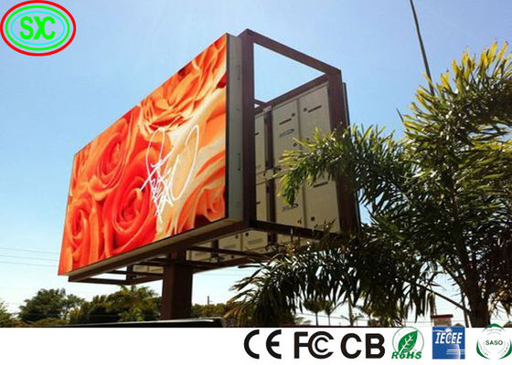 Outdoor advertising module video screen energy saving LED billboard display road side led sign board