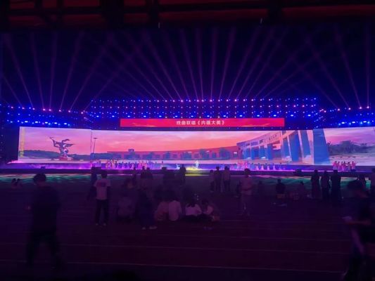 Outdoor HD Full Color Stage LED Screens 500x500mm P4.81 rental leddisplay，1920hz Nova  brand led lamp，5500 brightness