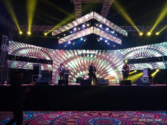 Outdoor HD Full Color Stage LED Screens 500x500mm P4.81 rental leddisplay，1920hz Nova  brand led lamp，5500 brightness