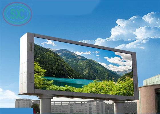 High brightness 6000 nits outdoor digital LED billboard LED display under the direct sunlight