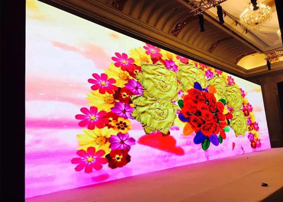 Indoor SMD 3535 P4 HD Full Color Electronic Front Service Led Display With Magnetic Modules