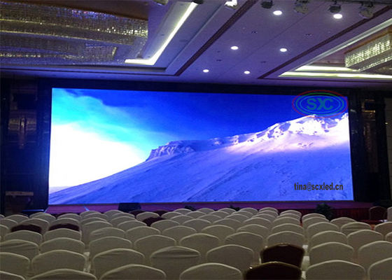 Indoor SMD 3535 P4 HD Full Color Electronic Front Service Led Display With Magnetic Modules