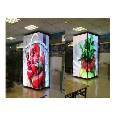 6 Sides Smd3535 2000nits Cube LED Video Wall P3.91mm For DJ Stage