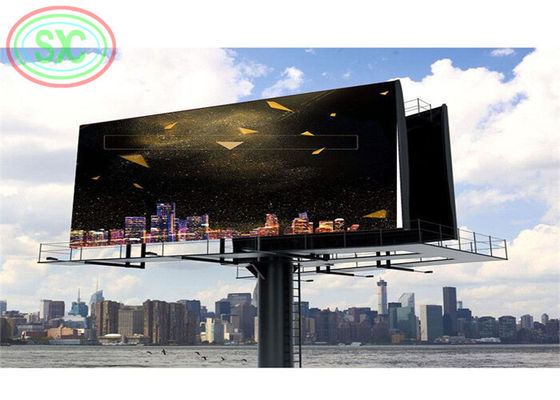 SMD 2727 outdoor P 10 fixed installation LED billboard for commerical advertising