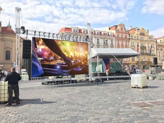 Noiseless Ultra Thin Wall Indoor Outdoor P4 Rental Led Display Advertising 3 Years Warranty