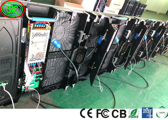 IP43 SMD2121 65410 Dots /Sqm Rental Led Display P3.91 1R1G1B For Concert led display