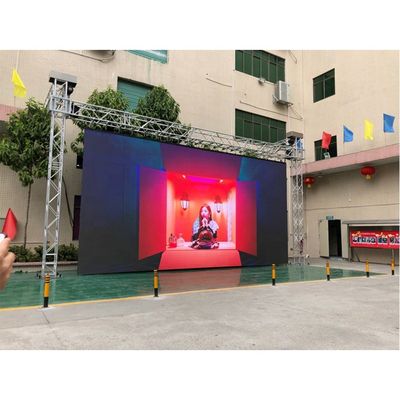 Outdoor Full Color Waterproof P3.91 Electronic LED Rental Screen For Event Stage Background