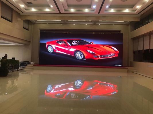 Advertising Indoor P4  Full Color LED Display High Definition ，512x512 mm cabinet1920hz refresh rate ，1100 cd brightness