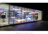 Full Color SMD Transparent LED Curtain Display P3.91 for Window Advertising
