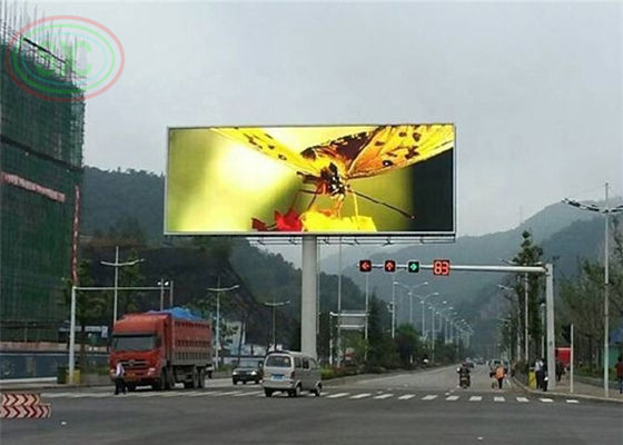 Fixed installation P10 outdoor full color advertising wall led display board