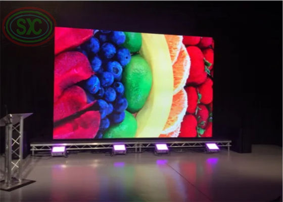 HD full color indoor P 4 LED rental display for meeting room