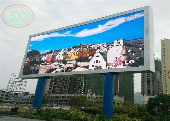 1R1G1B Outdoor LED Display Full Color P6 P8 P10 Standard Waterproof Cabinet 960*960 MM