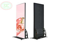 SMD2121 1200cd/sqm P2.5 Led Poster Screen 3G 4G System easy move and installation
