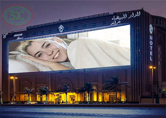 1R1G1B Full color 6mm Pitch Outdoor Led Advertising Screens panel 6500cd/m2 Brightness