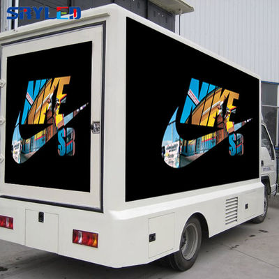 Outdoor P6 Advertising Mobile LED Screen Waterproof Vehicle/Van/Truck Mounted LED Billboard