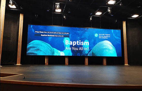 Full Color Hanging Stage Background Rental Panel P3.91 LED Screen For Concert Event