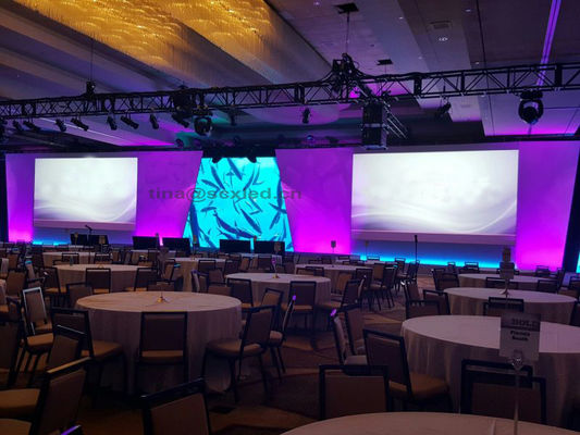 Full Color Hanging Stage Background Rental Panel P3.91 LED Screen For Concert Event