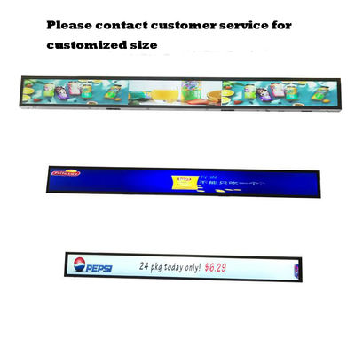 New Item Small Pixel Pitch COB Shelf Screen P1.87 Used in Supermarket/Clubs/Store Indoor Shelf Strip LED Sig
