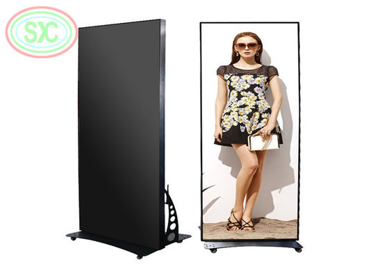 High configuration Stand Mirror screen indoor P3 Led Display Poster Screen 3G/4G remote control