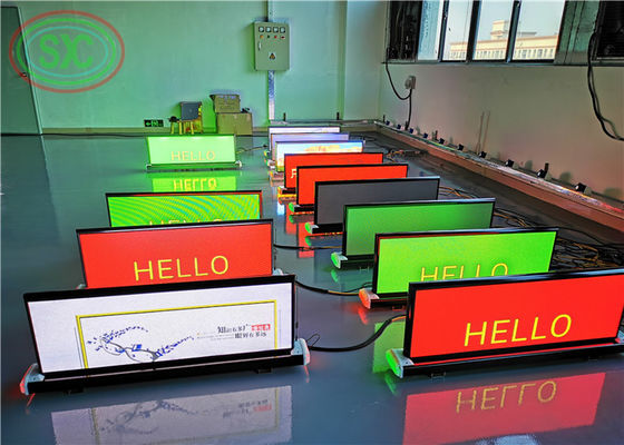 150W 27778 Dot /M2 Mobile Truck LED Sign WIFI 4G 1R1G1B For Taxi