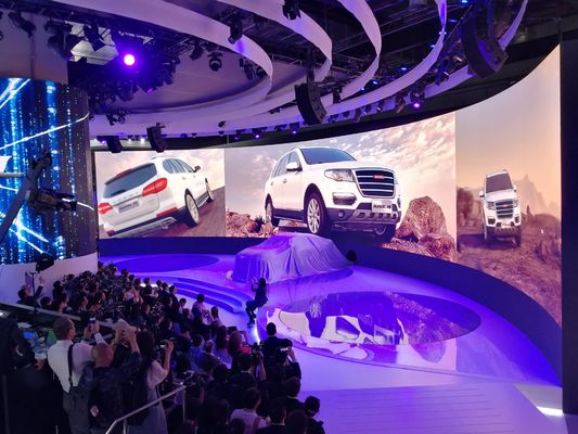 Curved Indoor LED Display Panels Video Panel Solutions P3.91/P4.81 indoor full color led display