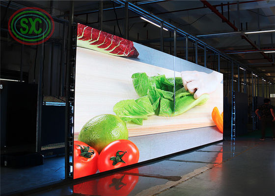 Wall mounted front maintenance indoor P 4 fixed LED screen with synchronous system