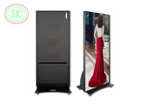 Customized indoor P 3 poster LED display quickly installation and easy move