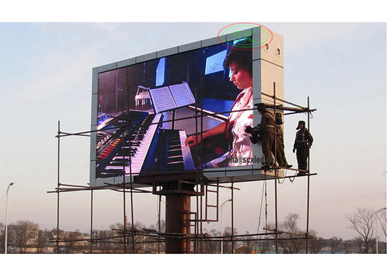 P6 Outdoor Waterproof LED Billboard Full Color Digital Display 6mm Pixel Pitch