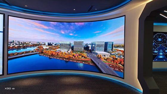 P4 Curving LED Video Screen Curtain Flexible Led Display Module full Color