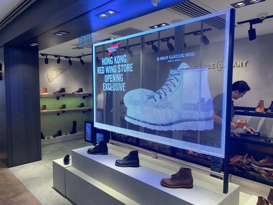 Full Color P3.91mm-7.82mm Transparent Led Screen Panels High Brightness